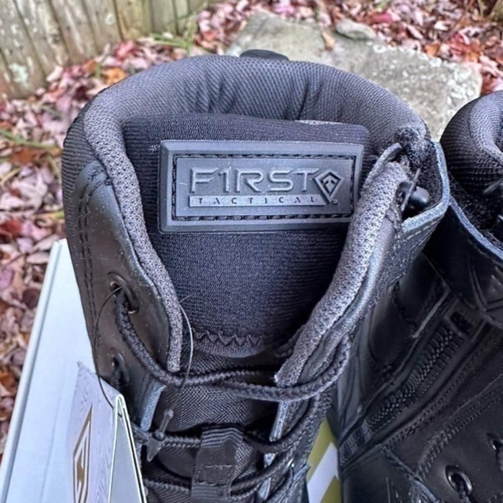 First Tactical Men’s 8” Waterproof Side Zip Duty Boots - Size 11 (NWT) - Picture 9 of 15